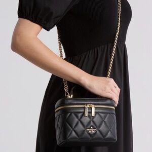 Kate Spade New York Carey Quilted Leather Trunk Vanity Crossbody bag